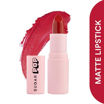 SUGAR POP Matte Lipstick - 03 Scarlet 4.2 gm - Lipsticks