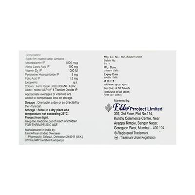 MECODER PLUS D3 Tablet 10's - Supplements-Vam