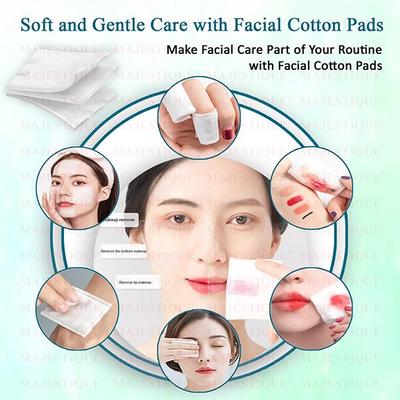 Majestique Cotton Pads Makeup Remover Pads Makeup 460 Units 1's - Cotton Buds & Balls