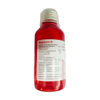 Respicure D Syrup 100ml - Cough And Cold-Cou