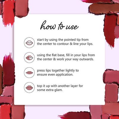 Plum Matterrific Lipstick Go Rouge - 125 (Raspberry Pink) 4.2 gm - Lipsticks