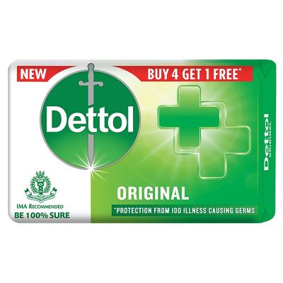 Dettol Soap - Original (Buy 4 Get 1 Free x 75 gm) - Soaps