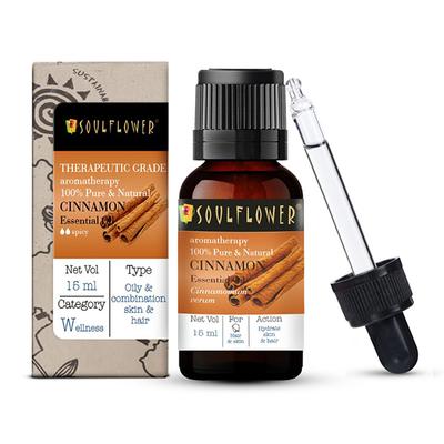 Soulflower Essential Oil Cinnamon 15 ml - Essential Oils