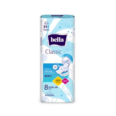 Bella Classic Regular Softi Wings Sanitary Pads 8's - Sanitary Napkins