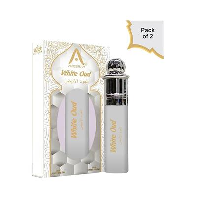 St. John White Oud Attar Roll On - Pack of 2 x 8 ml - Men Deodorants/Roll-Ons