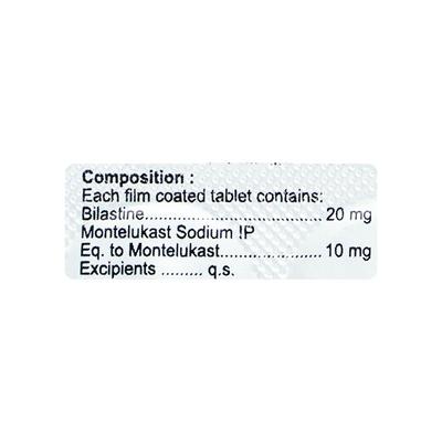 BILASET M Tablet 10's - Allergies-Ant