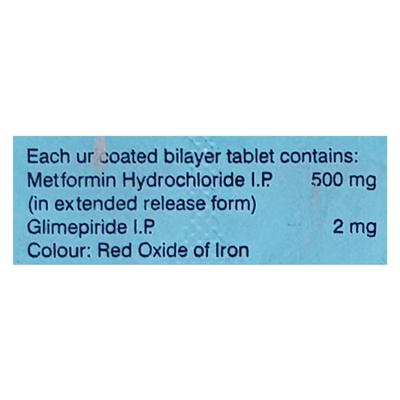 Glador M 2mg Tablet 15'S - Diabetes-Ant