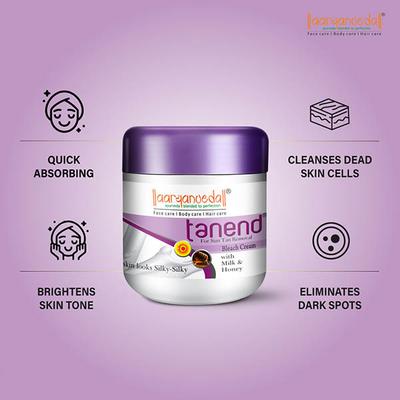 Aryanveda Tanend Bleach Cream For All Skin Types (Pack of 2) 40 gm - Bleach