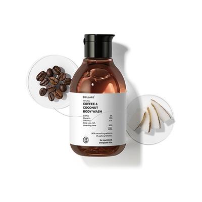 Brillare Coffee & Coconut Body Wash For Energized & Moisturised Skin 200 ml - Shower Gels & Body Wash