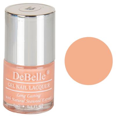 DeBelle Gel Nail Lacquer Choco Latte Dark Peach Nail Polish 8 ml - Nail Polish