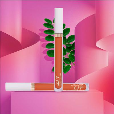 MyGlamm LIT Liquid Matte Lipstick-Perk Up 3 ml - Lipsticks