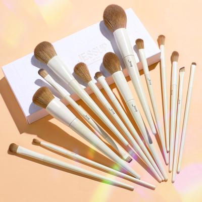 Jessup Beauty 14Pcs Light Gray Comprehensive Collection 1's - Face Brush