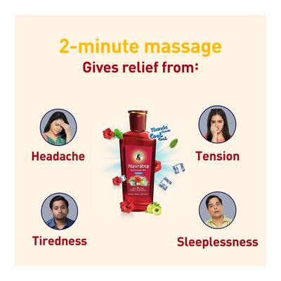 Navratna Ayurvedic Cool Oil 45 ml - Hair Oils