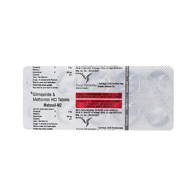 METOSSIL M 2 Tablet 10's - Diabetes-Ant