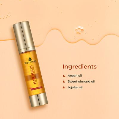 Riyo Herbs Hair Serum with Argan Oil Almond Oil & Jojoba Oil 50 ml - Hair Serums