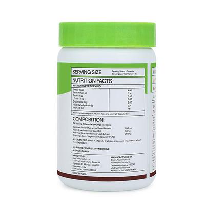 OZiva Vitamin E Capsule 30's - Omega Fish Oil Fatty Acids