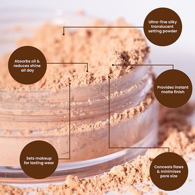 Miss Claire Blooming Face Powder Translucent - 02 7 Gm - Loose Powder