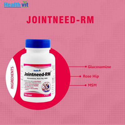 Healthvit Jointneed-RM Glucosamine-Tablets 60's - Calcium And Minerals
