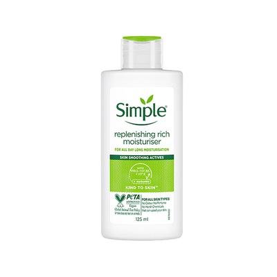 Simple Kind To Skin Replenishing Rich Moisturiser 125 ml - Face Moisturizers