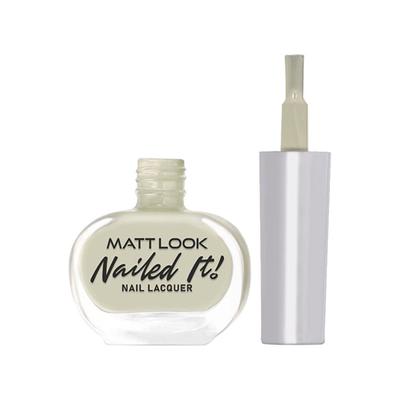 Matt Look Nailed It Nail Polish, Chip Free, Quick Dry, Longer Stay, Highly Pigmented Lacquer, Natural Finish , Endless Black 19 10 ml - Nail Polish