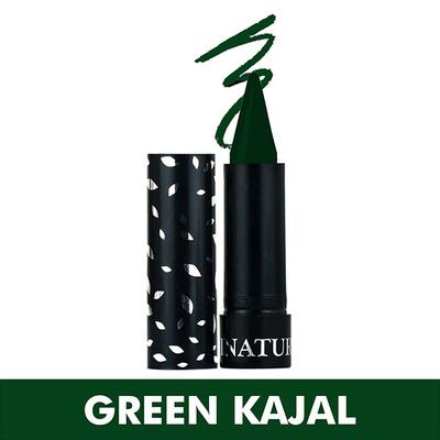 Inatur Kajal Eye Khol - Green 3.5gm - Kajal & Kohls