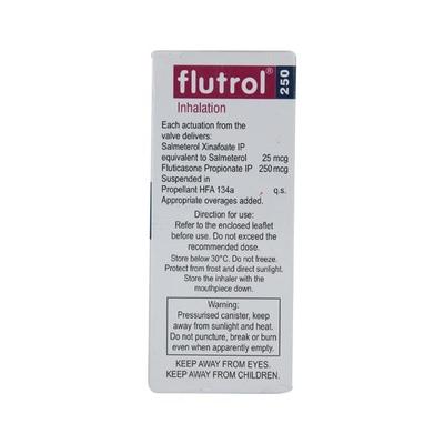Flutrol 250 Inhaler 1's - Asthma/COPD-Ast