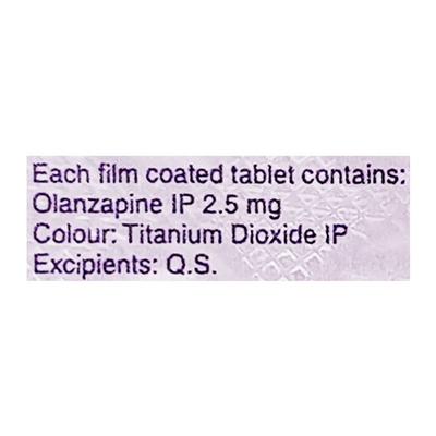 Oliza 2.5mg Tablet 10'S - Schizophrenia-Aps