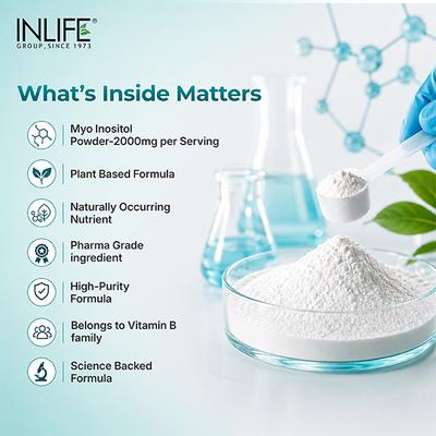 Inlife Myo Inositol Powder 200 gm - Daily Health Drinks