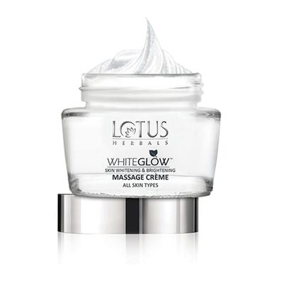 Lotus Herbals Whiteglow Skin Whitening & Brightening Massage Creme 60 gm - Face Creams