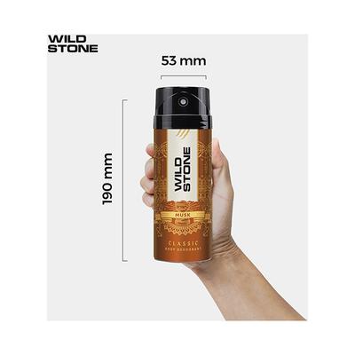 Wild Stone Classic Deodorant for Men Musk 225 ml - Men Deodorants/Roll-Ons