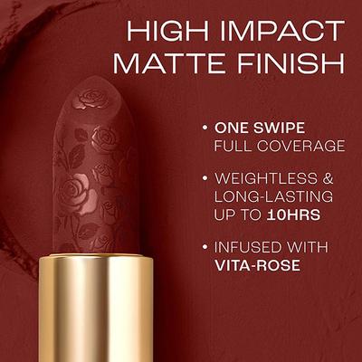 Lakme Rouge Bloom Powder Matte Bullet Brick Bloom 210 4 gm - Lipsticks