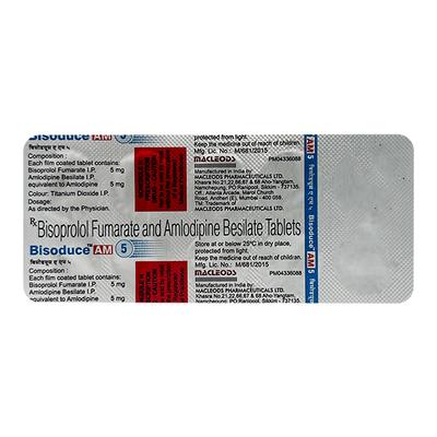 BISODUCE AM 5 Tablet 10's - Hypertension-Oah