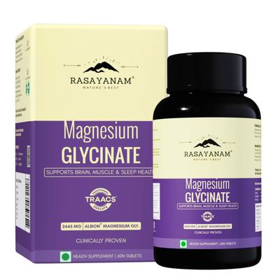 Rasayanam Magnesium Glycinate Tablets 60's - Calcium And Minerals