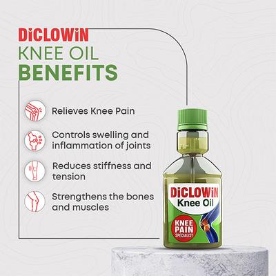 DICLOWIN KNEE Oil 60ml - Pain relief-Nsa