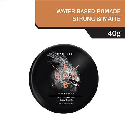 Bad Lab Matte Max Water-based Pomade, Strong & Matte 40 gm - Pomades