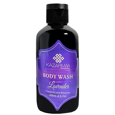 Kazarmaa Calming and Relaxing Lavender Shower gel With loofah (Lavender) 250 ml - Shower Gels & Body Wash