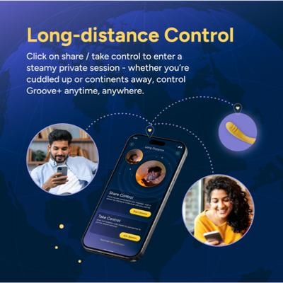 MyMuse Groove+ App Controlled Personal Massager 1's - Intimate Tools & Accessories