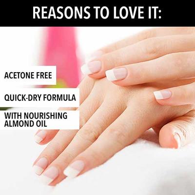Blue Heaven Dip-N-Twist Nailpaint Remover With Vit E & Almond Oil 40ml - Nail Polish