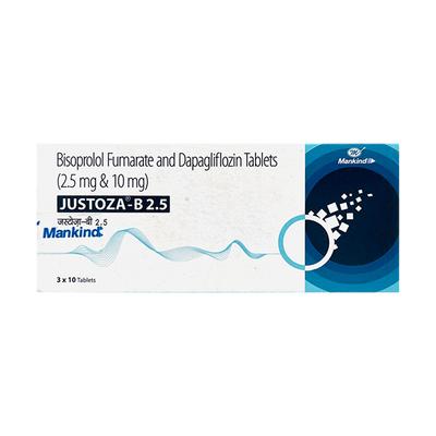 JUSTOZA B 2.5 Tablet 10's - Diabetes-Ant