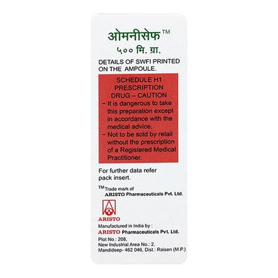 Omnicef 500mg Injection 1's - Bacterial Infections-Cep