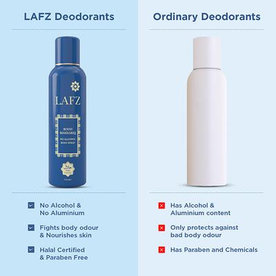 LAFZ rooh mashariq no alcohol for men 150 ml - Men Deodorants/Roll-Ons