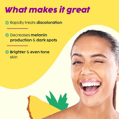 Plix The Plant Fix 5% Pineapple Foaming Face Wash And Serum For Pigmentation & Dark Spots 100 ml - Face Wash & Cleansers
