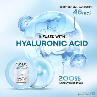 Ponds Super Light Gel Oil-Free Moisturize with Hyaluronic Acid & Vitamin E - 50ml - Face Moisturizers