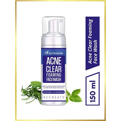 Nutrinorm Acne Clear Foaming Face Wash 150 ml - Face Washes