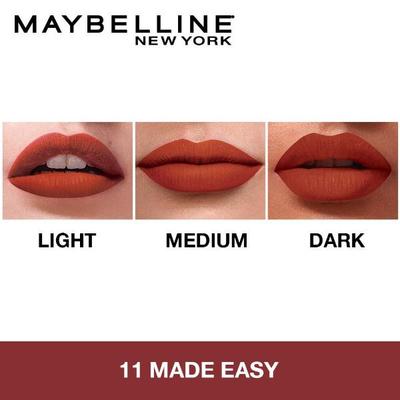 Maybelline New York Sensational Liquid Matte Lipstick 11, Made Easy 7 ml - Liquid Lipsticks