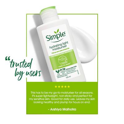Simple Kind To Skin Hydrating Light Moisturiser 125 ml - Face Moisturizers