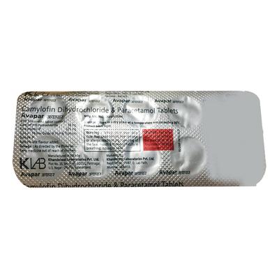 AVAPAR 50 Tablet 10's - Muscle Spasm-Ant