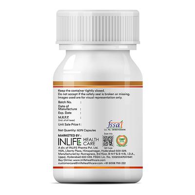 INLIFE Vegetarian DHA Capsules 60's - Omega Fish Oil Fatty Acids