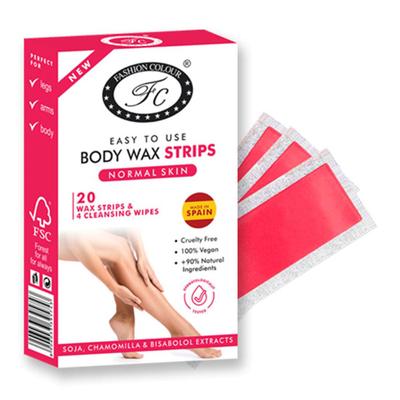 Fashion Colour Normal Skin Body Wax Strips 1's - Hair Gels & Waxes