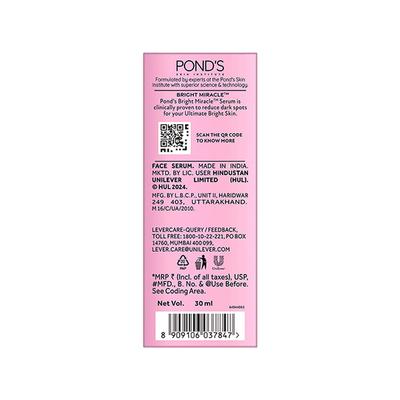 Pond's Miracle Ultimate Brightening Serum with Niasorcinol 30X Better than Vit C, 30 ml - Face Serum